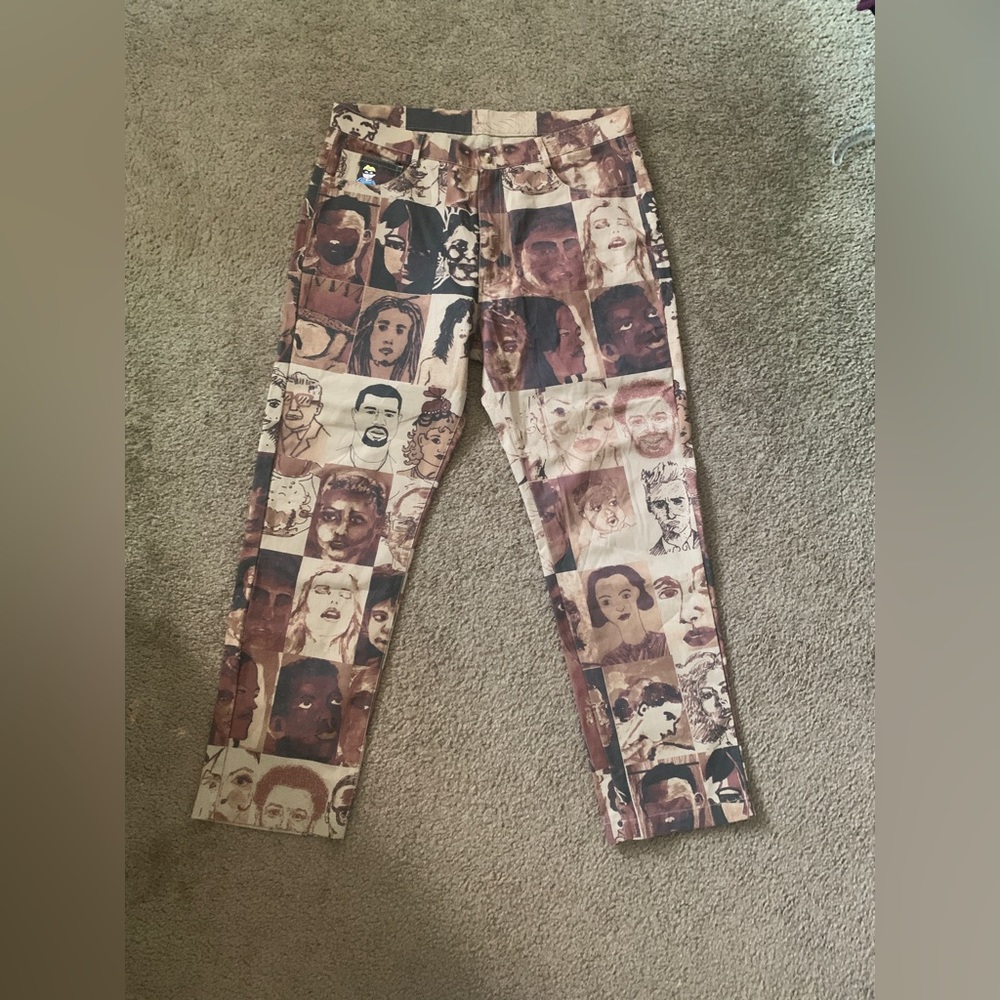 RARE KIDSUPER PORTRAITS TROUSER
